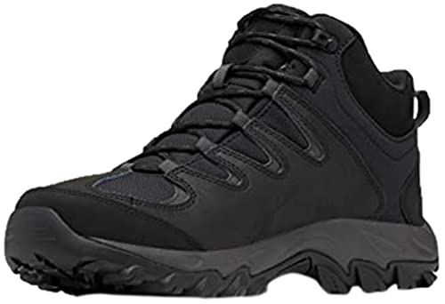 Columbia Men's Buxton Peak Mid II Hiking Shoe, Black/Shark, 10