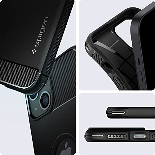 Spigen Rugged Armor Designed for iPhone 13 Mini Case (2021) - Matte Black