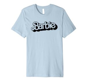 barbie retro logo premium t-shirt