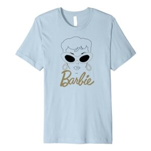 Barbie 60th Anniversary Gold Glasses Premium T-Shirt