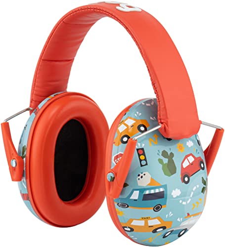 Snug Kids Ear Protection - Noise Cancelling Sound Proof Earmuffs/Headphones for Toddlers, Children & Adults (Cars)