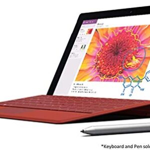 Microsoft Surface 3 10.8 FHD (1920x1280) Touchscreen 2-in-1 Education and Business Laptop Tablet (Intel Quad-Core Atom x7-Z8700, 4GB RAM, 64GB SSD) Mini DP, WiFi AC, Webcam, Windows 10 Pro (Renewed)