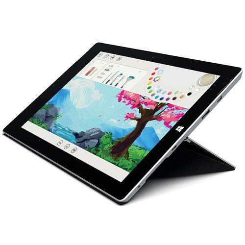 Microsoft Surface 3 10.8 FHD (1920x1280) Touchscreen 2-in-1 Education and Business Laptop Tablet (Intel Quad-Core Atom x7-Z8700, 4GB RAM, 64GB SSD) Mini DP, WiFi AC, Webcam, Windows 10 Pro (Renewed)