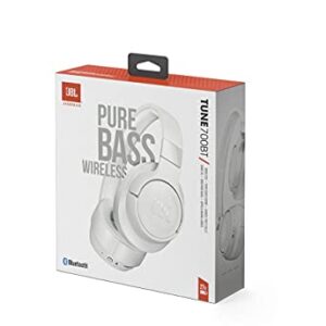 JBL TUNE 700BT - Wireless Over-Ear Headphones - White (Renewed)