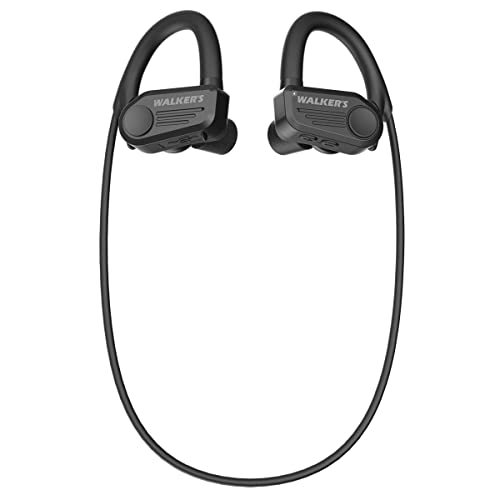 Walker's Shooting Ear & Hearing Protection Sport Electronic Bluetooth Rechargeable ATACS Wireless Earbuds