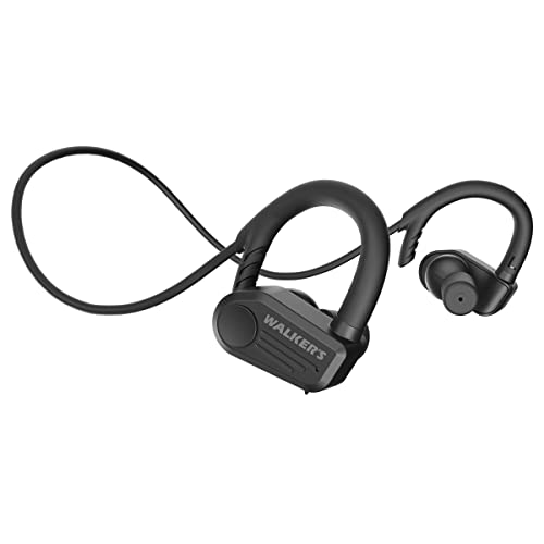 Walker's Shooting Ear & Hearing Protection Sport Electronic Bluetooth Rechargeable ATACS Wireless Earbuds