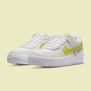 Nike Women's Shoes Air Force 1 Shadow SE Pale Ivory Light Zitron DJ5197-100 (Numeric_7)