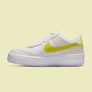 Nike Women's Shoes Air Force 1 Shadow SE Pale Ivory Light Zitron DJ5197-100 (Numeric_7)