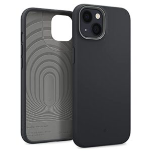 caseology nano pop silicone case compatible with iphone 13 mini case (2021) - black sesame