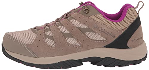 Columbia Women's Redmond III Waterproof Hiking Shoe, Oxford Tan/Wet Sand, 8 Wide