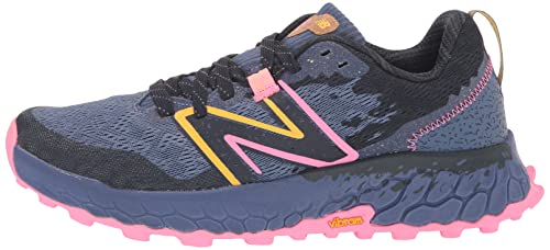 New Balance Women's Fresh Foam X Hierro V7 Trail Running Shoe, Night Sky/Vibrant Pink/Black, 8.5 Wide