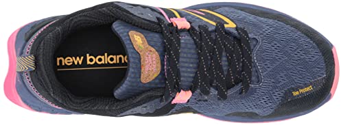 New Balance Women's Fresh Foam X Hierro V7 Trail Running Shoe, Night Sky/Vibrant Pink/Black, 8.5 Wide