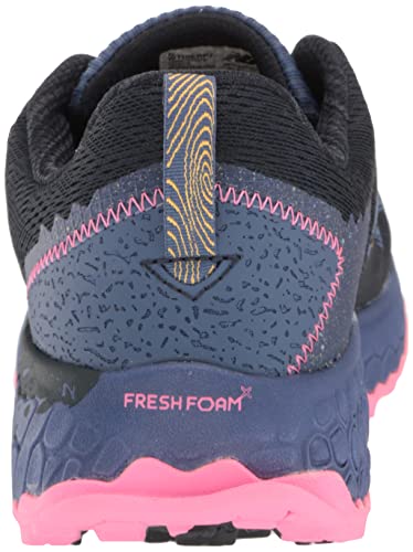 New Balance Women's Fresh Foam X Hierro V7 Trail Running Shoe, Night Sky/Vibrant Pink/Black, 8.5 Wide