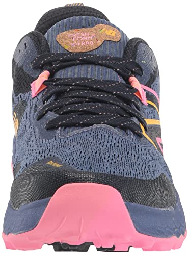 New Balance Women's Fresh Foam X Hierro V7 Trail Running Shoe, Night Sky/Vibrant Pink/Black, 8.5 Wide