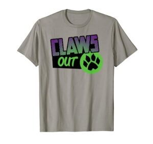 miraculous collection cat noir claws out t-shirt