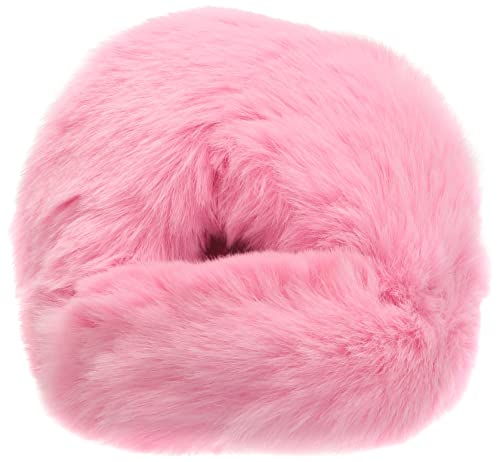 Amazon Essentials Women's Fluffy Slipper, Bright Pink, 8