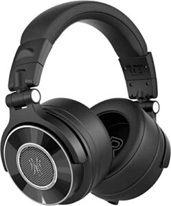 oneodio monitor 60 professional studio headphones - recording wired over ear headphones, hi-res audio, soft comfortable earmuffs, 6.35mm (1/4") adapter for tracking mixing dj mastering broadcast