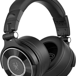 OneOdio Monitor 60 Professional Studio Headphones - Recording Wired Over Ear Headphones, Hi-Res Audio, Soft Comfortable Earmuffs, 6.35mm (1/4") Adapter for Tracking Mixing DJ Mastering Broadcast