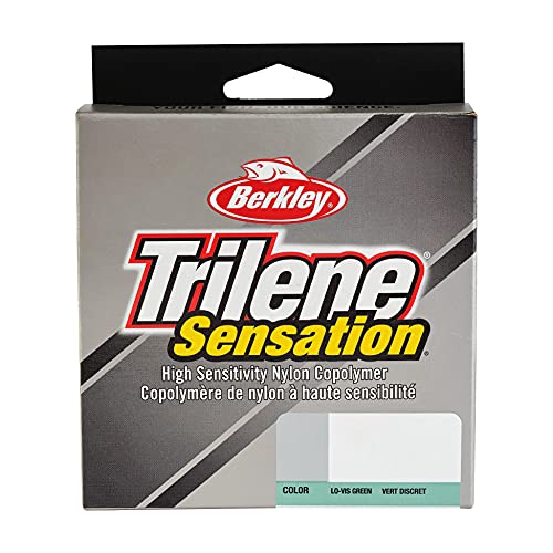 Berkley Trilene® Sensation, Low-Vis Green, 2lb | 0.9kg Monofilament Fishing Line, Suitable for Freshwater Environments