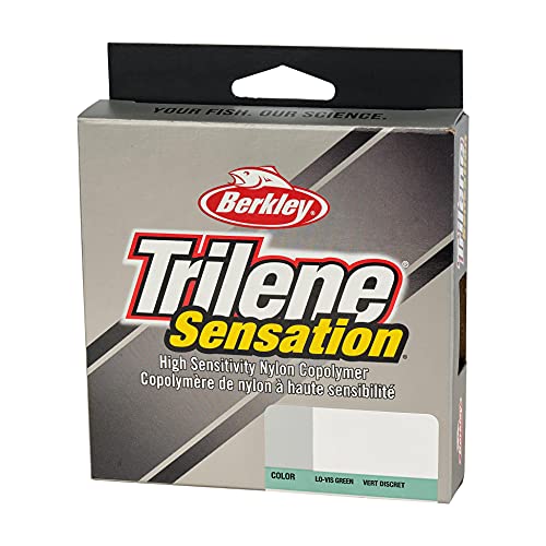 Berkley Trilene® Sensation, Low-Vis Green, 2lb | 0.9kg Monofilament Fishing Line, Suitable for Freshwater Environments