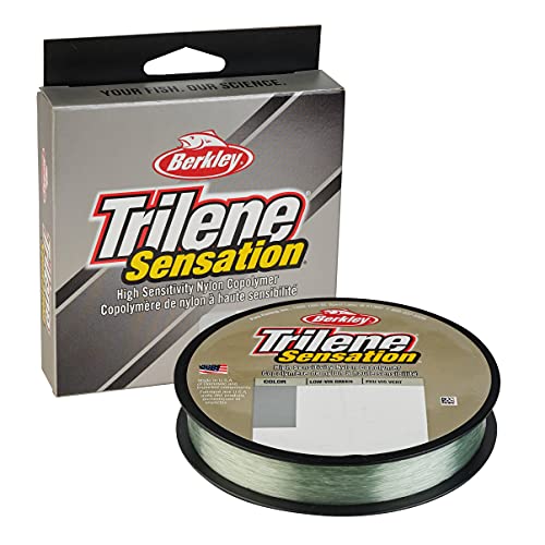 Berkley Trilene® Sensation, Low-Vis Green, 2lb | 0.9kg Monofilament Fishing Line, Suitable for Freshwater Environments