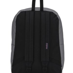 JanSport SuperBreak One Backpacks - Durable, Lightweight Bookbag with 1 Main Compartment, Front Utility Pocket with Built-in Organizer - Premium Backpack, Graphite Grey