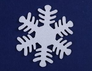 yycraft 20 felt snowflake for christmas decorations ornaments 3.5 inch-white