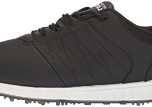 Skechers Men's Pivot Spikeless Golf Shoe, Black, 13