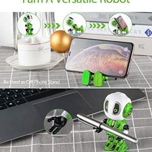 Aubllo Robots for Kids Toys Stocking Stuffers for Boys Girls-2022 Mini Talking Interactive Robots with 10 Hours Working Time USB Charging Led Eye Kids Toys for Boys Girls (Fruit Green)