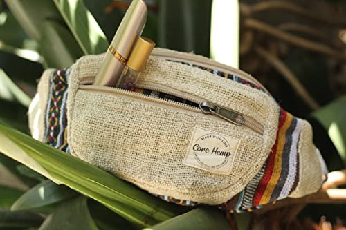 Core Hemp Fanny Pack Waist Hip Bag Handmade From Pure Hemp