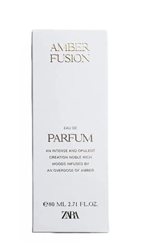 Zara AMBER FUSION 80 ML (2.7 FL. OZ) - A BRIGHT, ELEGANT AND INTENSE FRAGRANCE