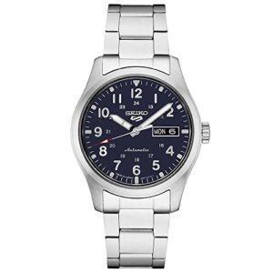 seiko srpg29 5 sports men's watch silver-tone 39.4mm stainless steel