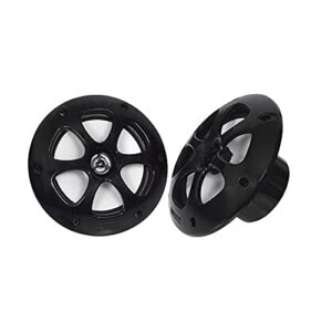 kenwood kfc-1613mrb/w 6.5 inch 2 way coaxial waterproof marine/motorsports/car speakers, pair, 4 ohm, 100 peak watts (black)
