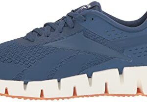 Reebok Men's Zig Dynamica 2.0 Sneaker, Batik Blue/Chalk/Gum, 11.5