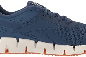 Reebok Men's Zig Dynamica 2.0 Sneaker, Batik Blue/Chalk/Gum, 11.5