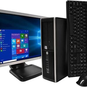 Microsoft Authorized Refurbished- HP Elite Desktop PC Computer Intel Core i5 3.1-GHz, 8 gb Ram, 1 TB Hard Drive, DVDRW, 19 Inch LCD Monitor, Keyboard, Mouse, USB WiFi, Windows 10 (Renewed)
