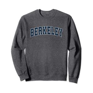 Berkeley California CA Vintage Sports Design Navy Design Sweatshirt