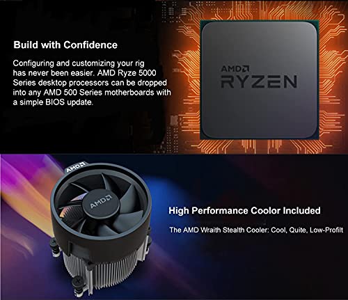 Micro Center AMD Ryzen 5 5600X Desktop Processor 6-core 12-Thread Up to 4.6GHz Unlocked with Wraith Stealth Cooler Bundle with ASUS ROG Strix B550-A AMD AM4 Zen 3 Ryzen 5000 ATX Gaming Motherboard