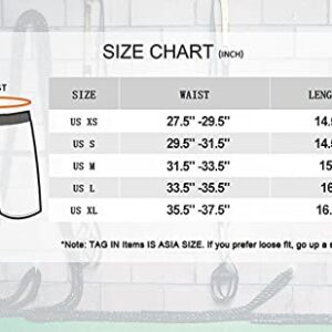 Men's 5 Inch Inseam Workout Shorts Athletic Gym Shorts Bodybuilding Short Shorts Casual Running Shorts Red US L