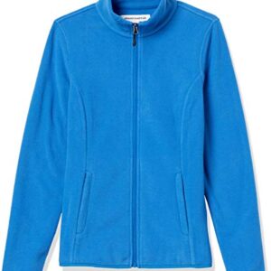 Amazon Essentials Women's Classic-Fit Full-Zip Polar Soft Fleece Jacket (Available in Plus Size), Royal Blue, Large