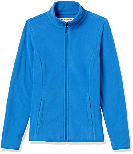 Amazon Essentials Women's Classic-Fit Full-Zip Polar Soft Fleece Jacket (Available in Plus Size), Royal Blue, Large