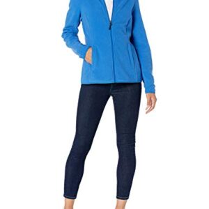 Amazon Essentials Women's Classic-Fit Full-Zip Polar Soft Fleece Jacket (Available in Plus Size), Royal Blue, Large