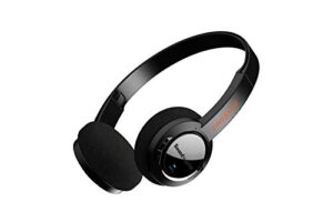 sound blaster jam v2 on-ear lightweight bluetooth 5.0 wireless headphones with usb-c, low latency, hd, multipoint connectivity, voice detection and noise reduction, 22 hours battery life (renewed)