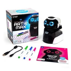 educational insights artie max the coding & drawing robot, stem toy, gift for boys & girls, ages 8+