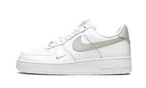 nike womens wmns air force 1 low cz0270 106 white/grey/gold - size 7.5w