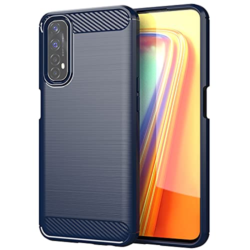 for Oppo Realme 7 Case, Realme 7i Case,Realme 7 Pro Case,TPU Shock Absorption Technology Raised Bezel Protective for Oppo Realme 7 / Realme 7i / Realme 7 Pro Phone Case (Blue,for Oppo Realme 7 Pro)