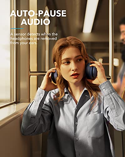 Soundcore by Anker Life Q35 Multi Mode Active Noise Cancelling Headphones, Bluetooth Headphones with LDAC for Hi Res Wireless Audio, 40H Playtime, Comfortable Fit, Clear Calls, for Home, Work(Renewed)