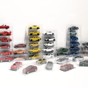 Eichi-W Collection 164 Protector Cases Race Track Diorama Design Lot of 20 Protective Case for Hot Wheels and Matchbox Collectors EWC854030XX20