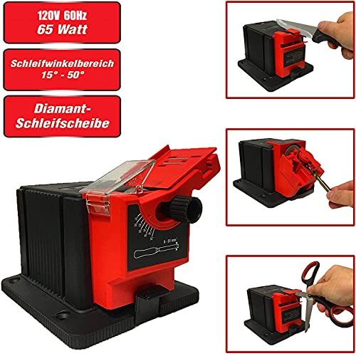 Universal Sharpening Station, Multifunctional Sharpener Professional Knife & Chisel & HSS Drill Electric Multitask Sharpening Machine