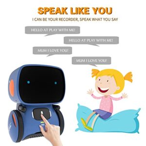 98K Robot Toy for Boys and Girls, Smart Talking Robots Intelligent Partner and Teacher with Voice Control and Touch Sensor, Singing, Dancing, Repeating, Gift Toys for Kids Age 3 and Up